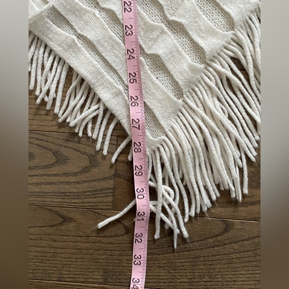 Big Buddha Boho Fringe Sweater Poncho - Picture 11 of 12